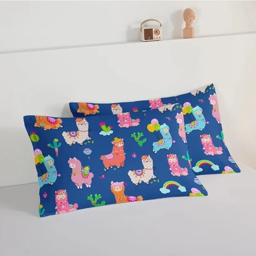 Kids Llama Comforter Twin Bed in a Bag